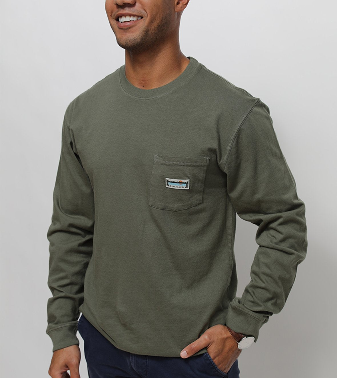 Lakeview Label Tee- Long Sleeve - The Lake and Company