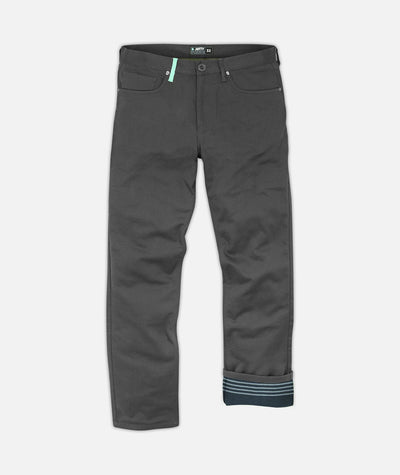Mariner Flannel Lined Pant - Charcoal - The Lake and Company