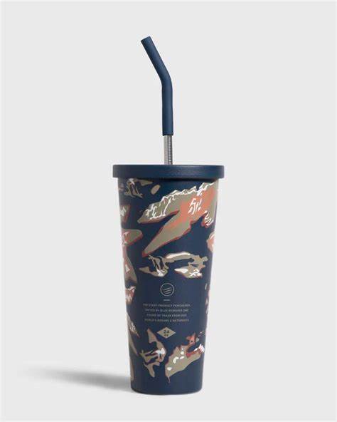 24 oz Insulated Steel Straw Tumbler- Multiple Colors