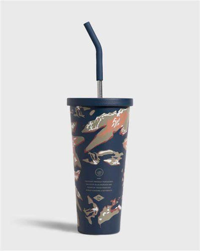 24 oz Insulated Steel Straw Tumbler- Multiple Colors