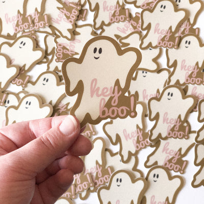 Hey Boo! Halloween Sticker