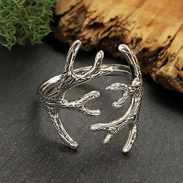Adjustable Antler Ring