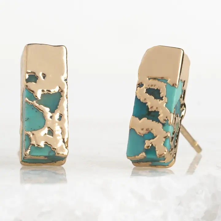 Brayden Turquoise Studs