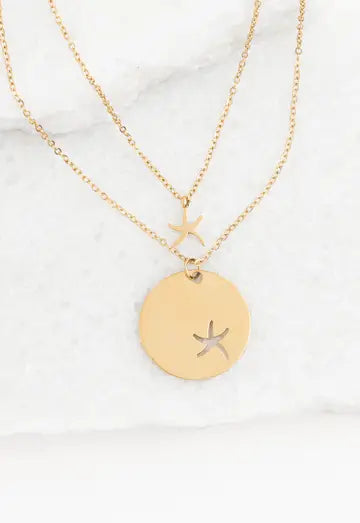 Community Gold Starfish Pendant
