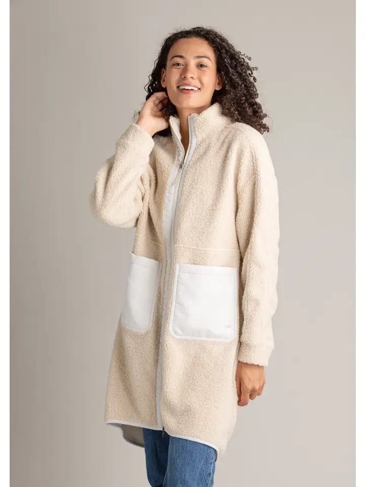 Cori Boucle Long Coat