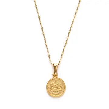 TINY ZODIAC MEDALLION