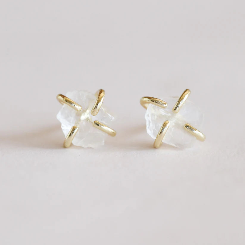 Clear Quartz Gemstone Prong