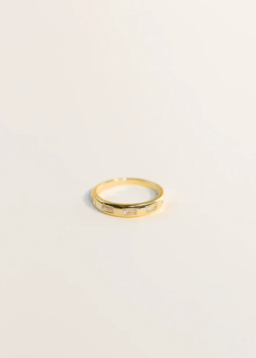Inset Baguette Ring