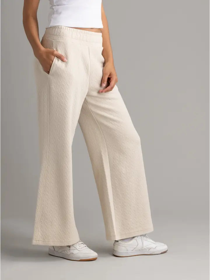 Kaya Quilted Wide Leg Pants
