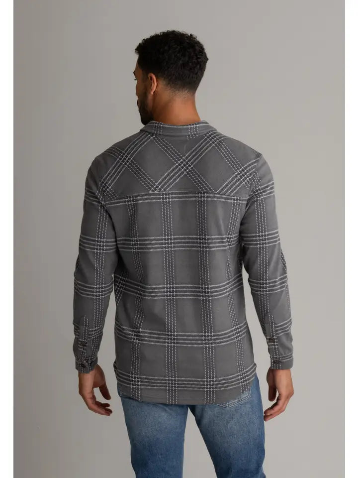 Lichen Stretch Button Down