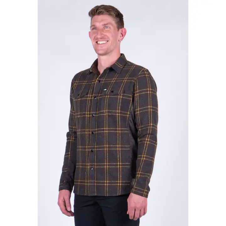 Men's Deadline Tek Flannel, Breckenridge Coal