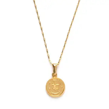 TINY ZODIAC MEDALLION