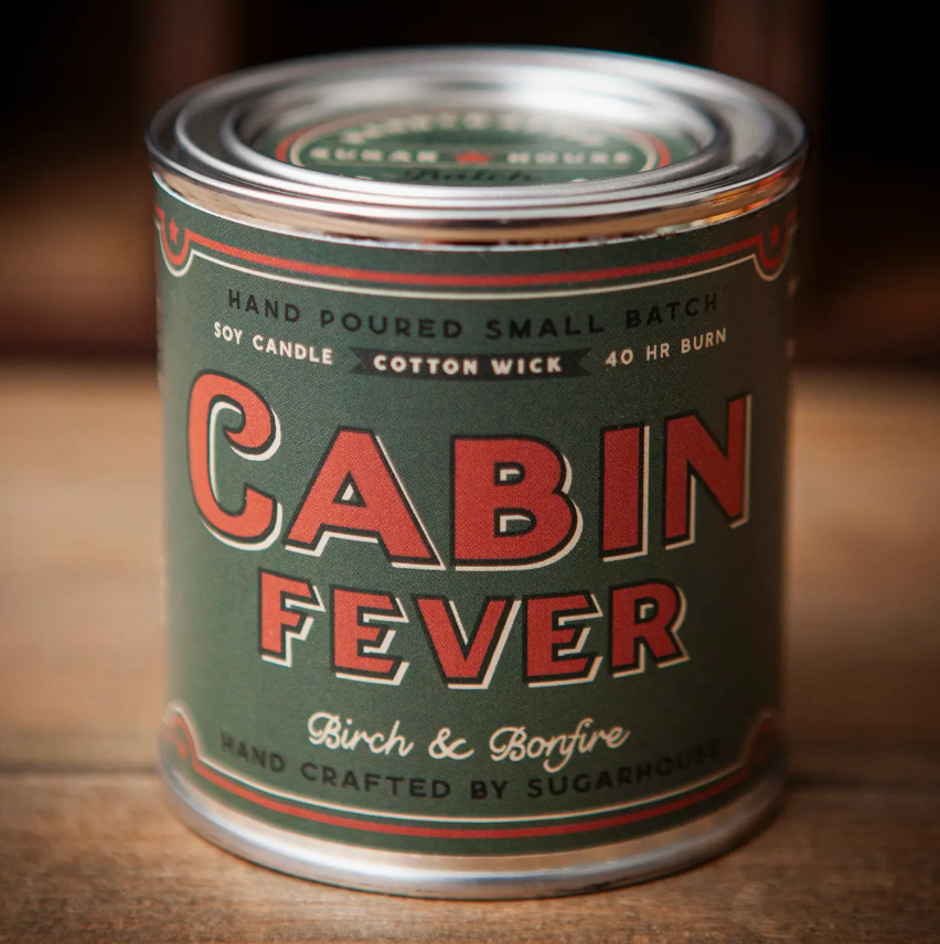 Cabin Fever Soy Paint Can Candle