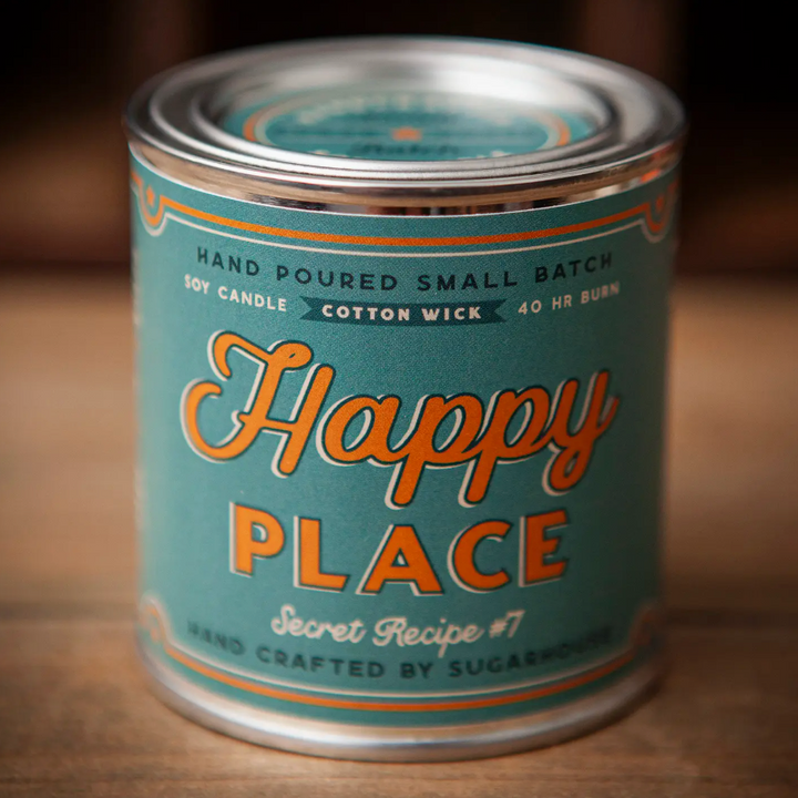 Happy Place Soy Paint Can Candle