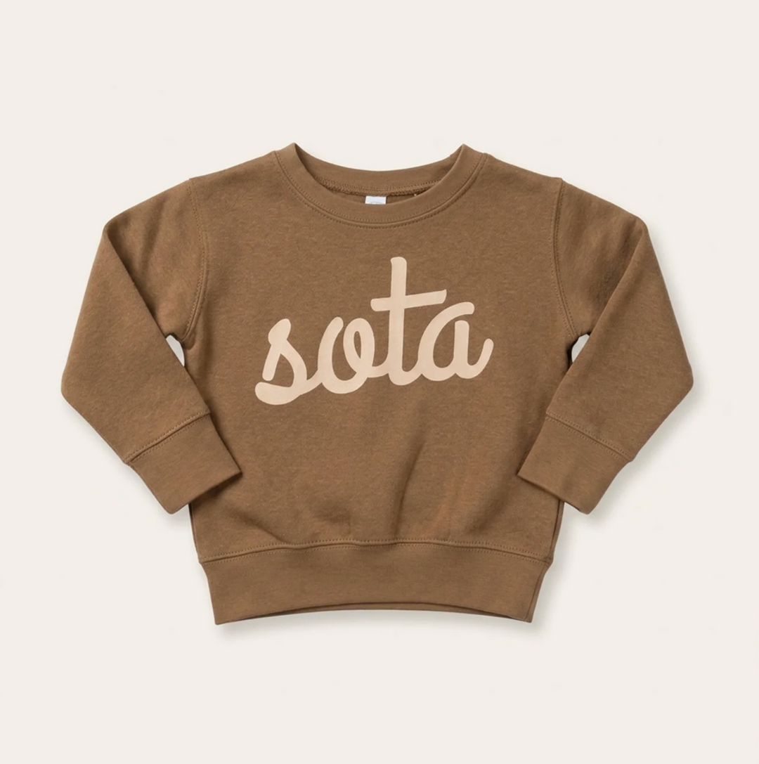 Chestnut Toddler Crewneck