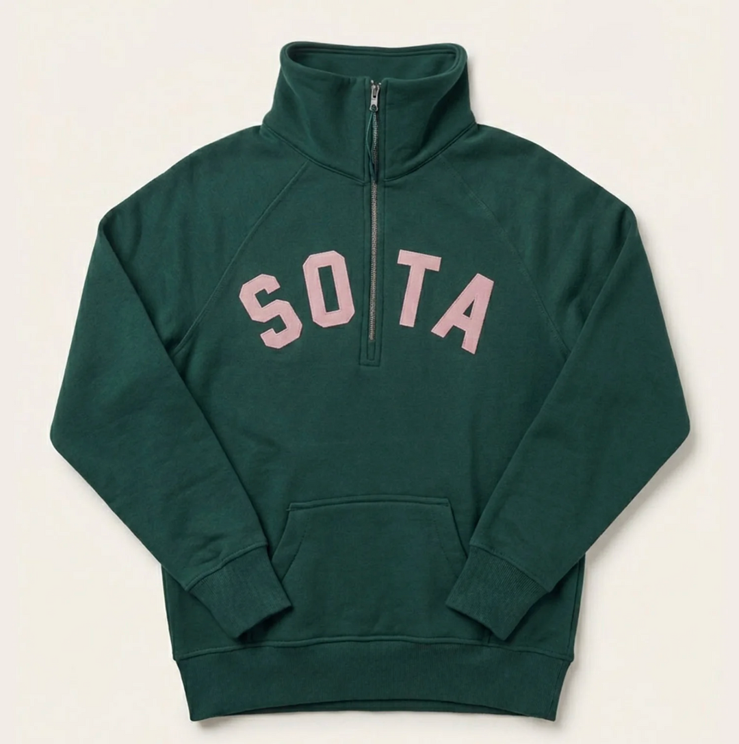 Womens Lila 1/2 Zip Sweatshirt