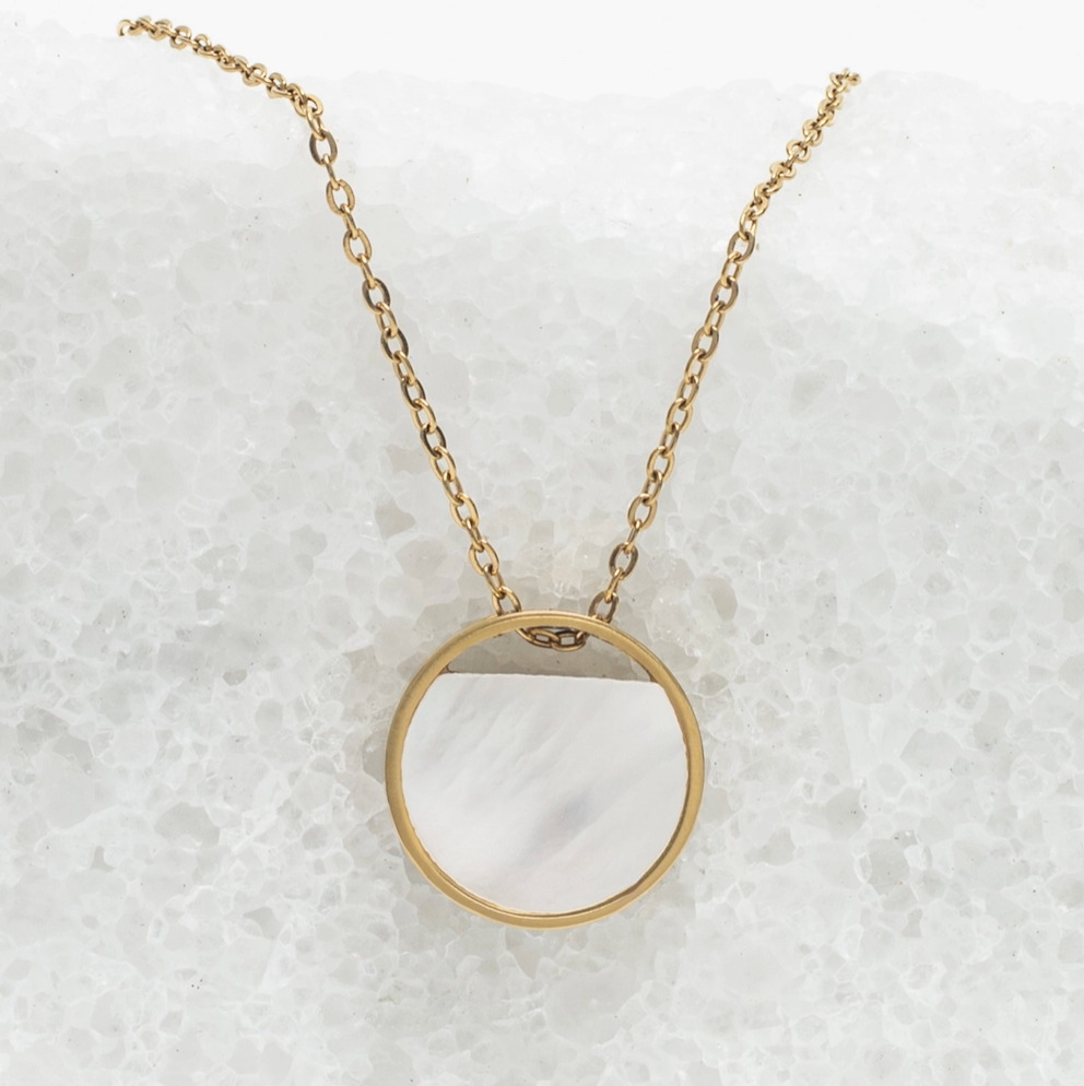 Iris Mother of Pearl Necklace