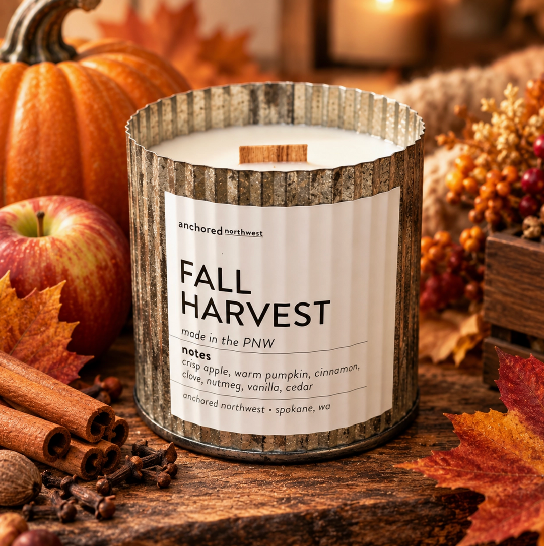 Fall Harvest Wood Wick Candle