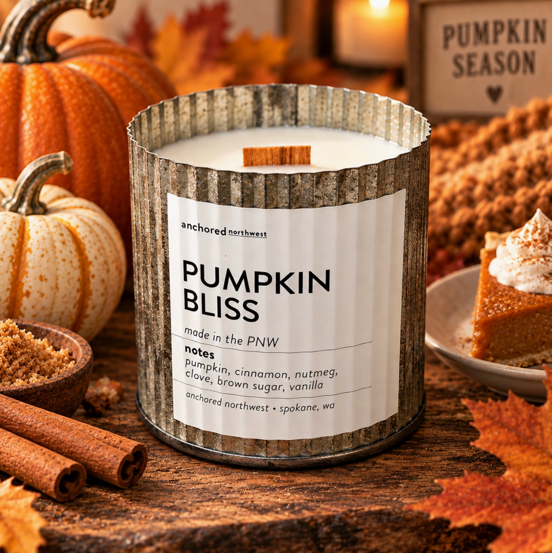 Pumpkin Bliss Wood Wick Candle