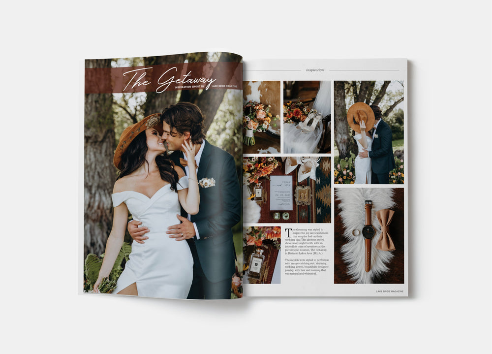 Lake bride magazine, The Getaway