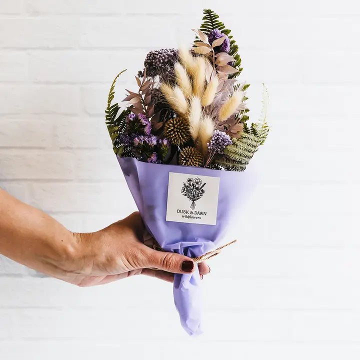 Violet Dried Flower Mini Boquet