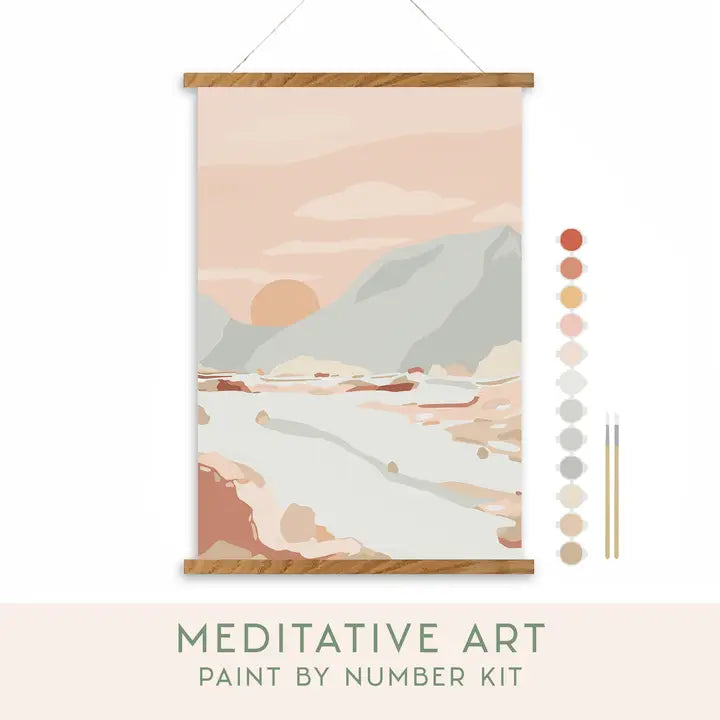 Walk in Nature Meditative Art paint by Number