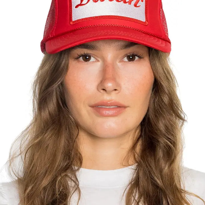 Darlin' Trucker Hat in Red