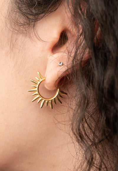 Glow Up Hoop Earrings