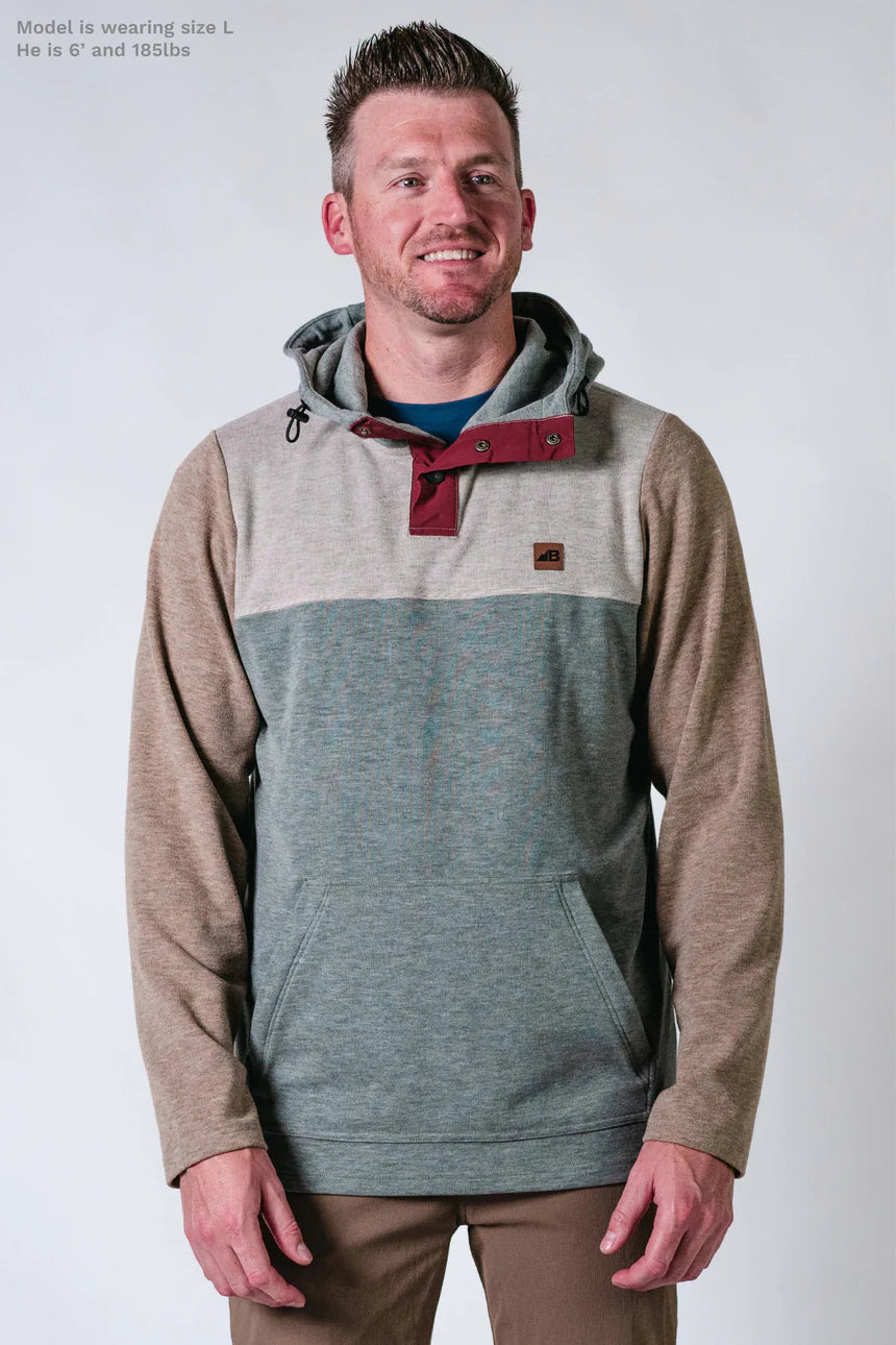 Men's Powell Fleece Hoodie Vintage Forest