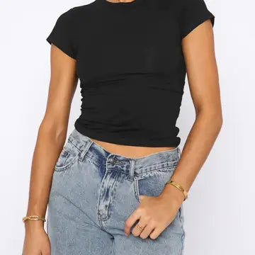 Solid Short Sleeve T-Shirt