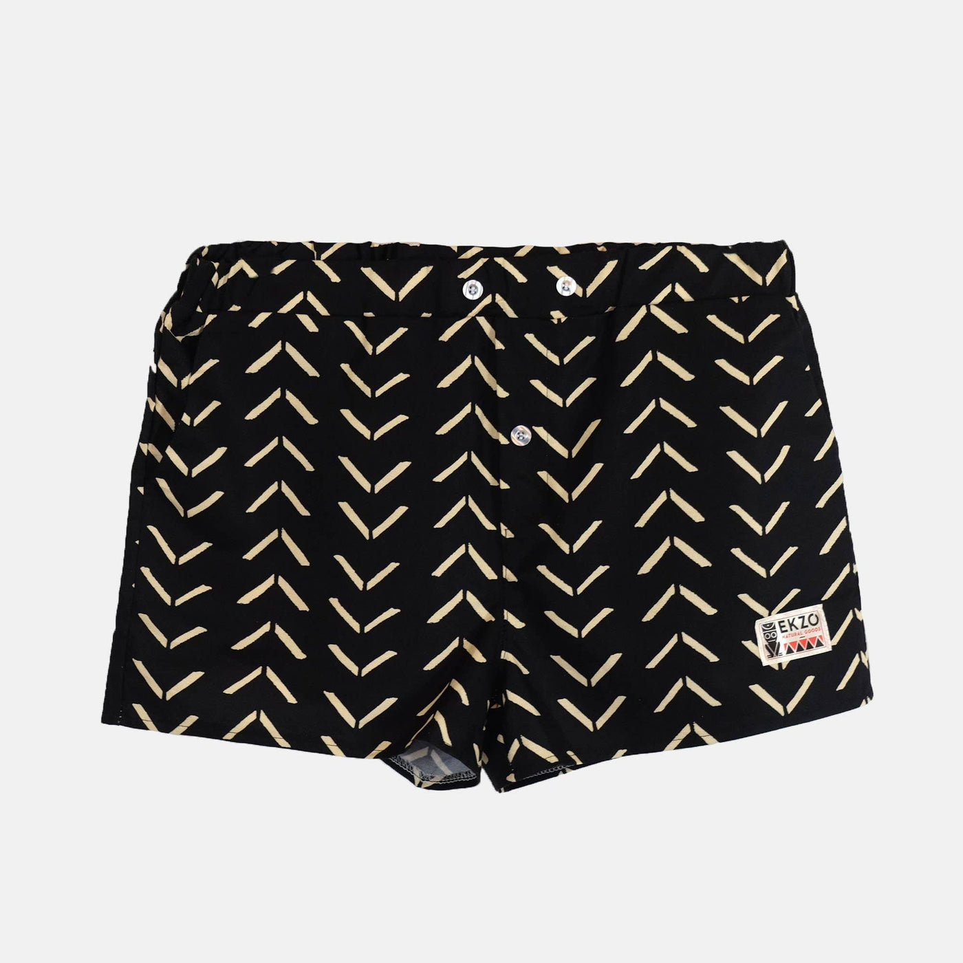 Vintage EKZOTIC Shorts - Black Savannah - The Lake and Company