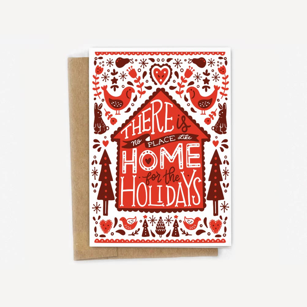 There's No-rdic Place Like Home for the Holidays Card