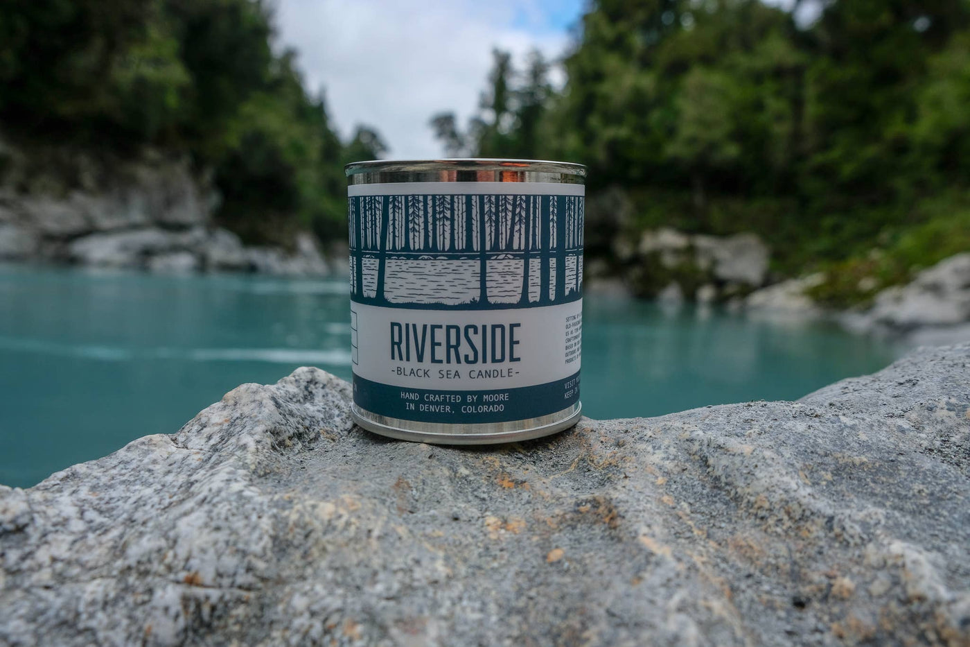 Riverside Candle-1/2 Pint - The Lake and Company
