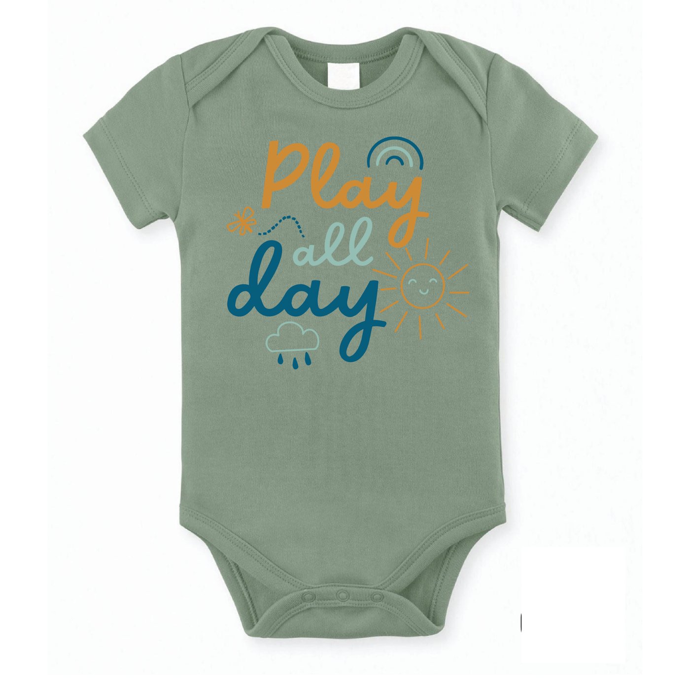 Play all Day Baby Onesie - The Lake and Company