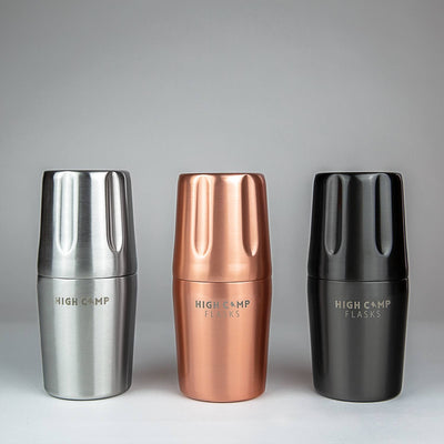Firelight 375 Flask - Brushed Stainless - The Lake and Company