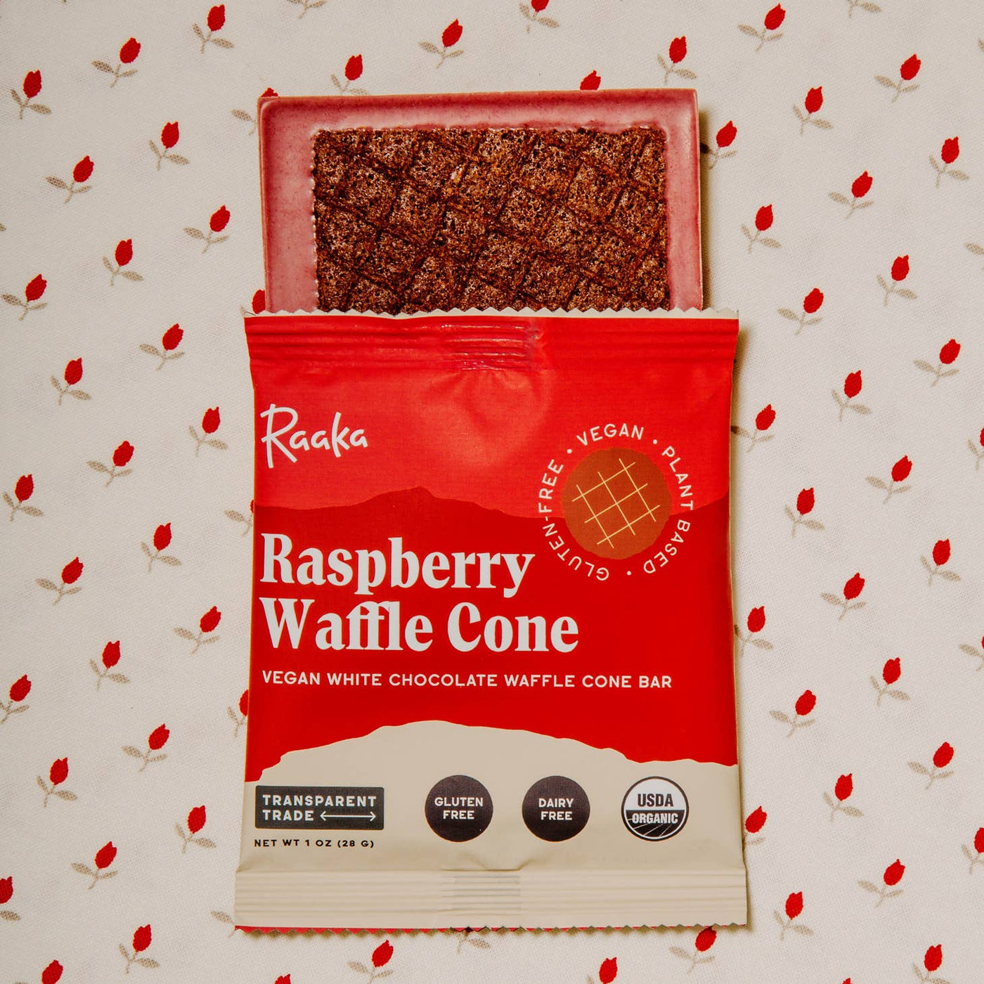 Raspberry Waffle Cone Chocolate