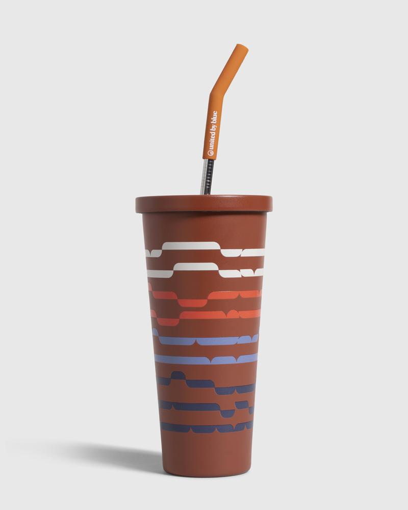 24 oz Insulated Steel Straw Tumbler- Multiple Colors - The Lake and Company