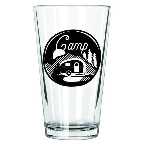Camper Trailer Pint Glass - The Lake and Company