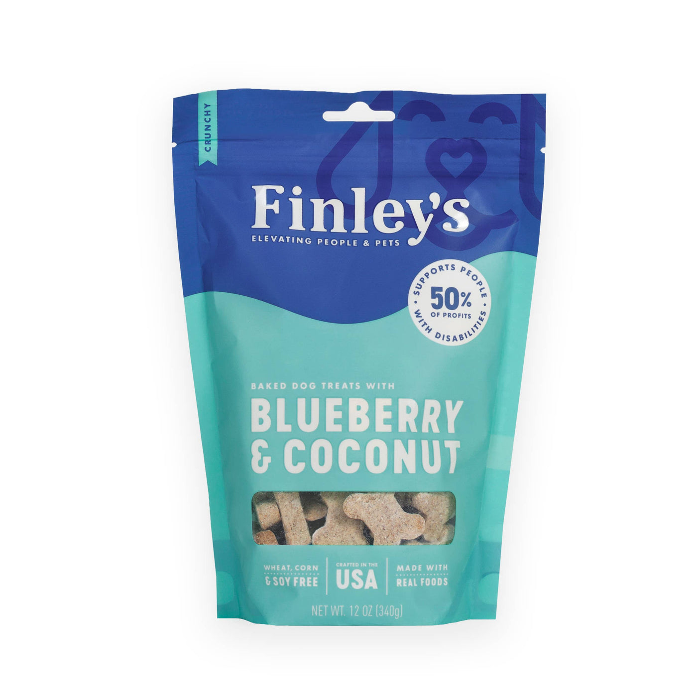 12 oz Finley's Barkery Blueberry & Coconut Biscuit - The Lake and Company