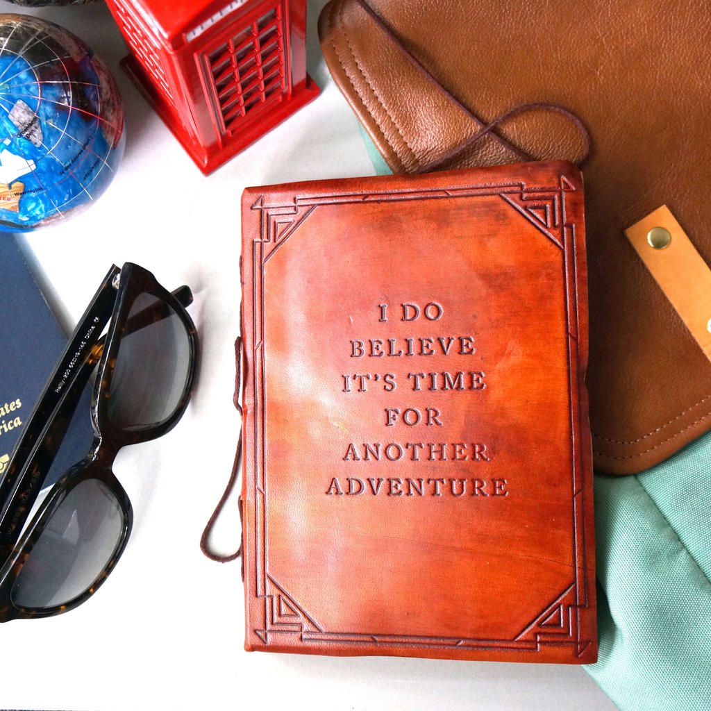 Another Adventure Handmade Leather Journal - The Lake and Company