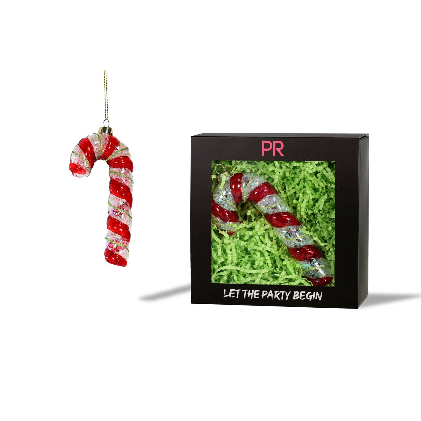 Party Rock Glass Ornaments - Multiple Styles