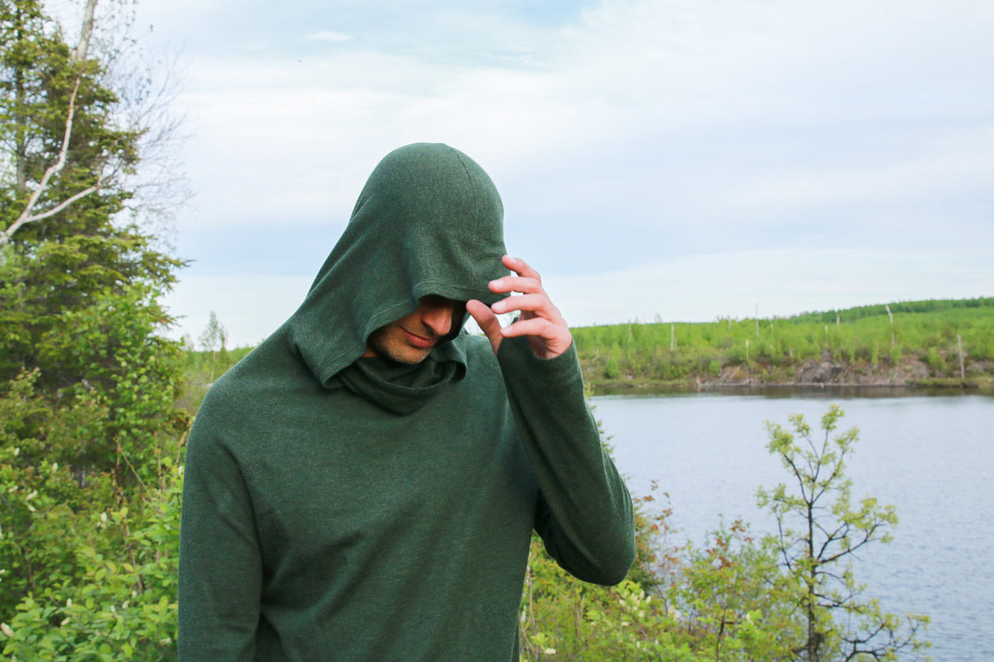 Face Cover Hoodie - The Lake and Company