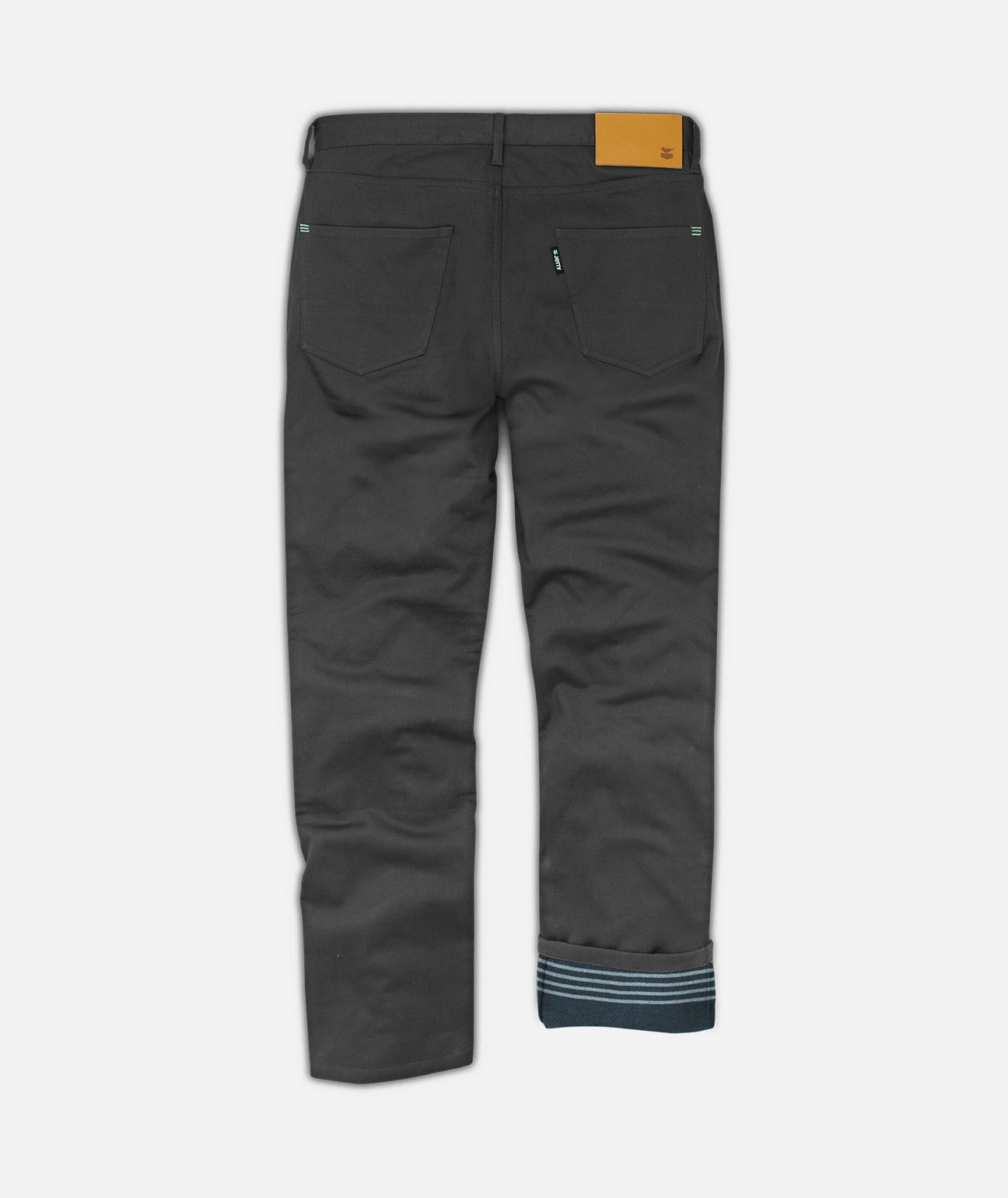 Mariner Flannel Lined Pant - Charcoal - The Lake and Company