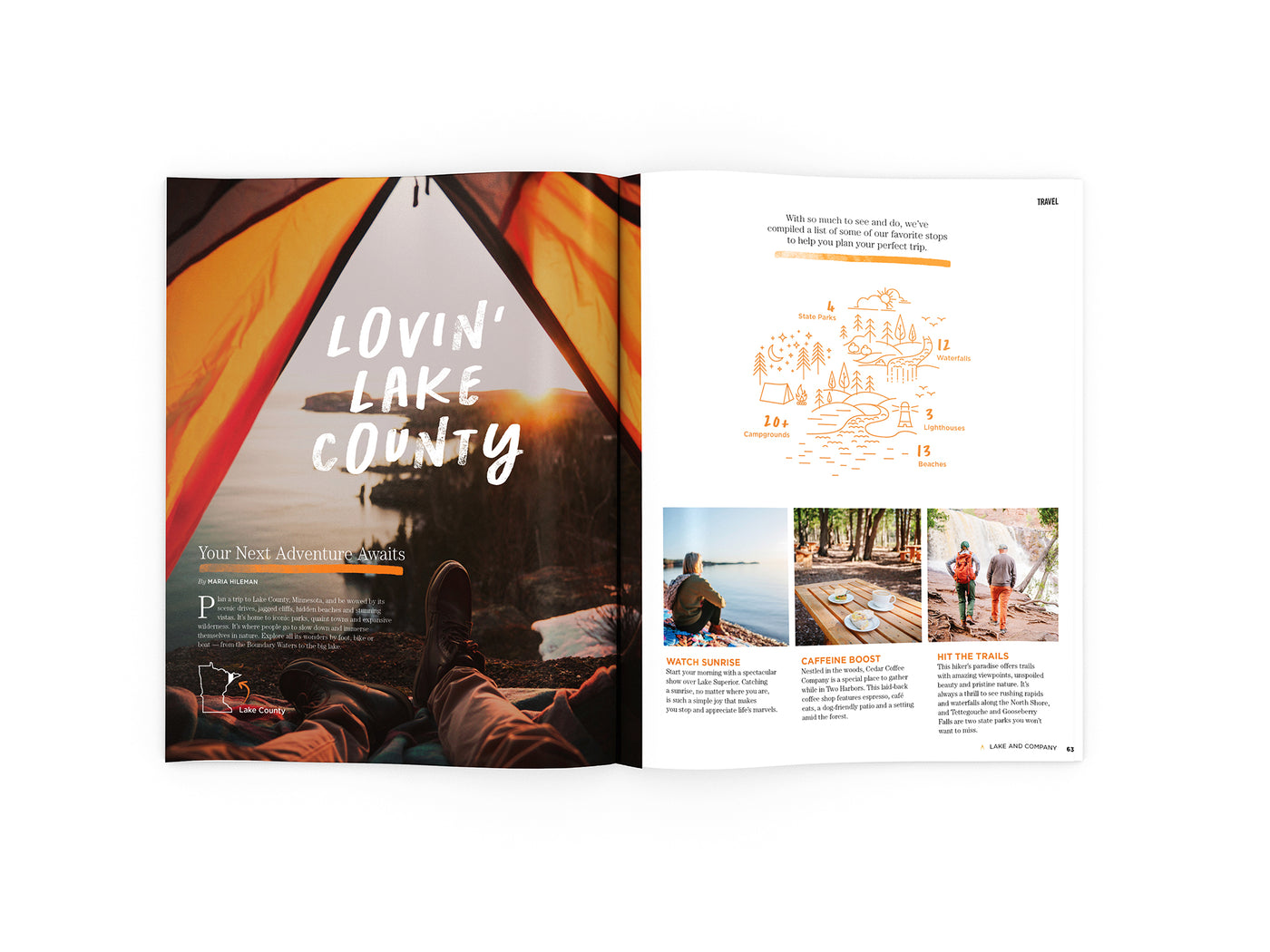 Lake and Company Minnesota Issue 23 - Lovin' Lake County Story - The Lake and Company