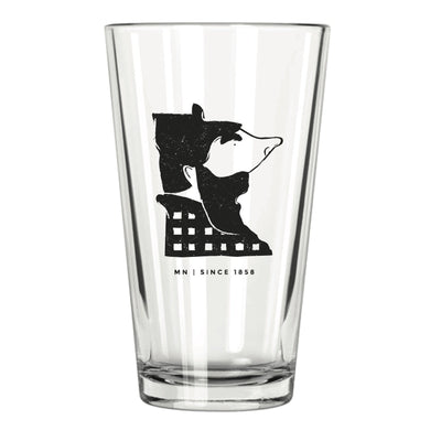True Minnesotan Pint Glasses - The Lake and Company