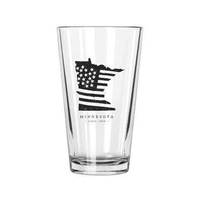 True Minnesotan Pint Glasses - The Lake and Company