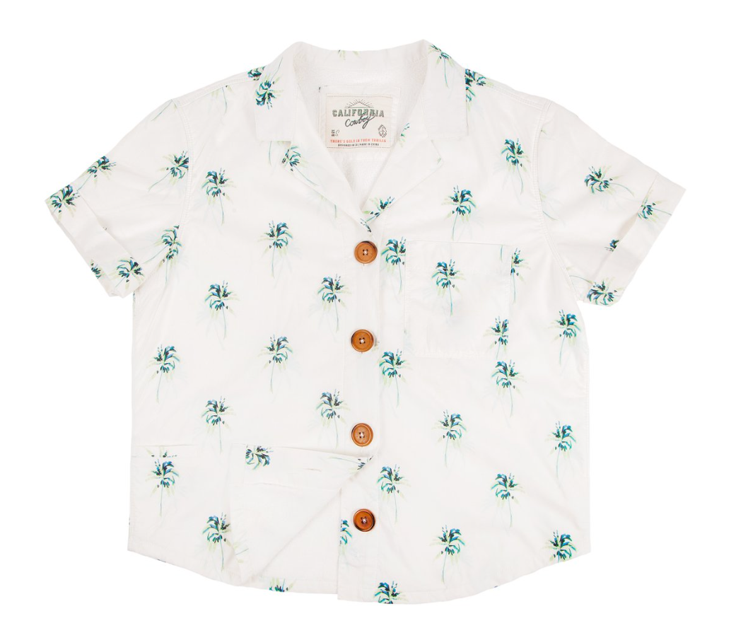 Women's High Water Shirt - Indio Palm White Sand - The Lake and Company