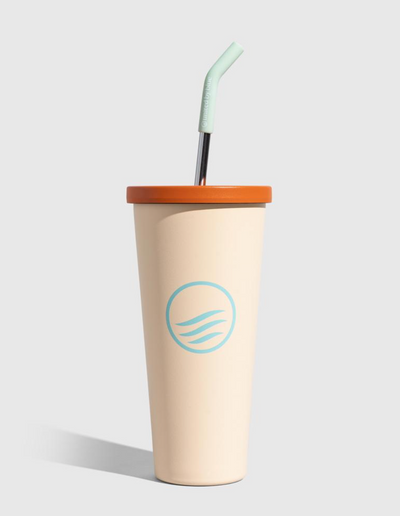 24 oz Insulated Steel Straw Tumbler- Multiple Colors - The Lake and Company