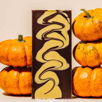 60% Pumpkin Swirl Chocolate Bar