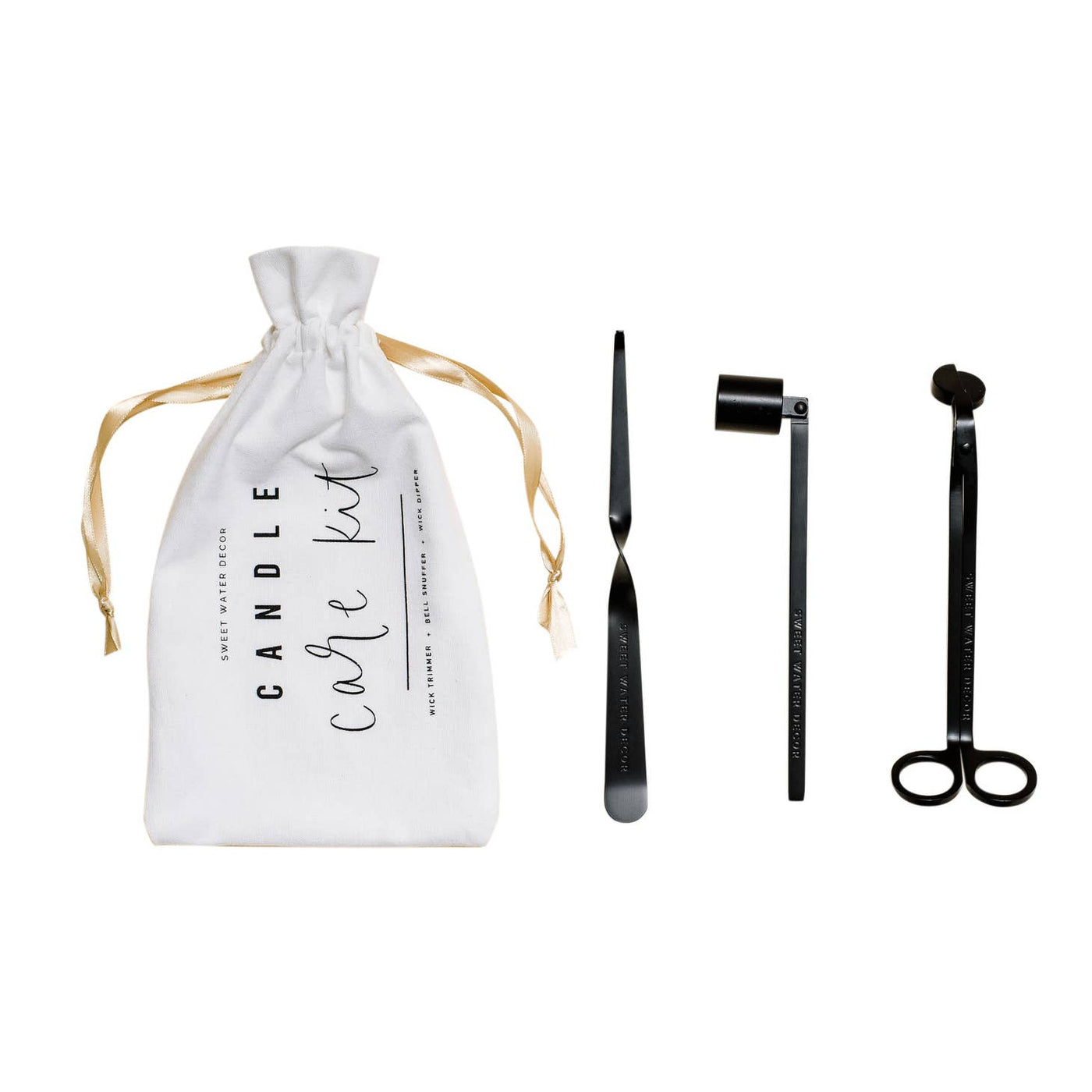 Black Candle Care Kit - Candle Tools - Candle Accessories